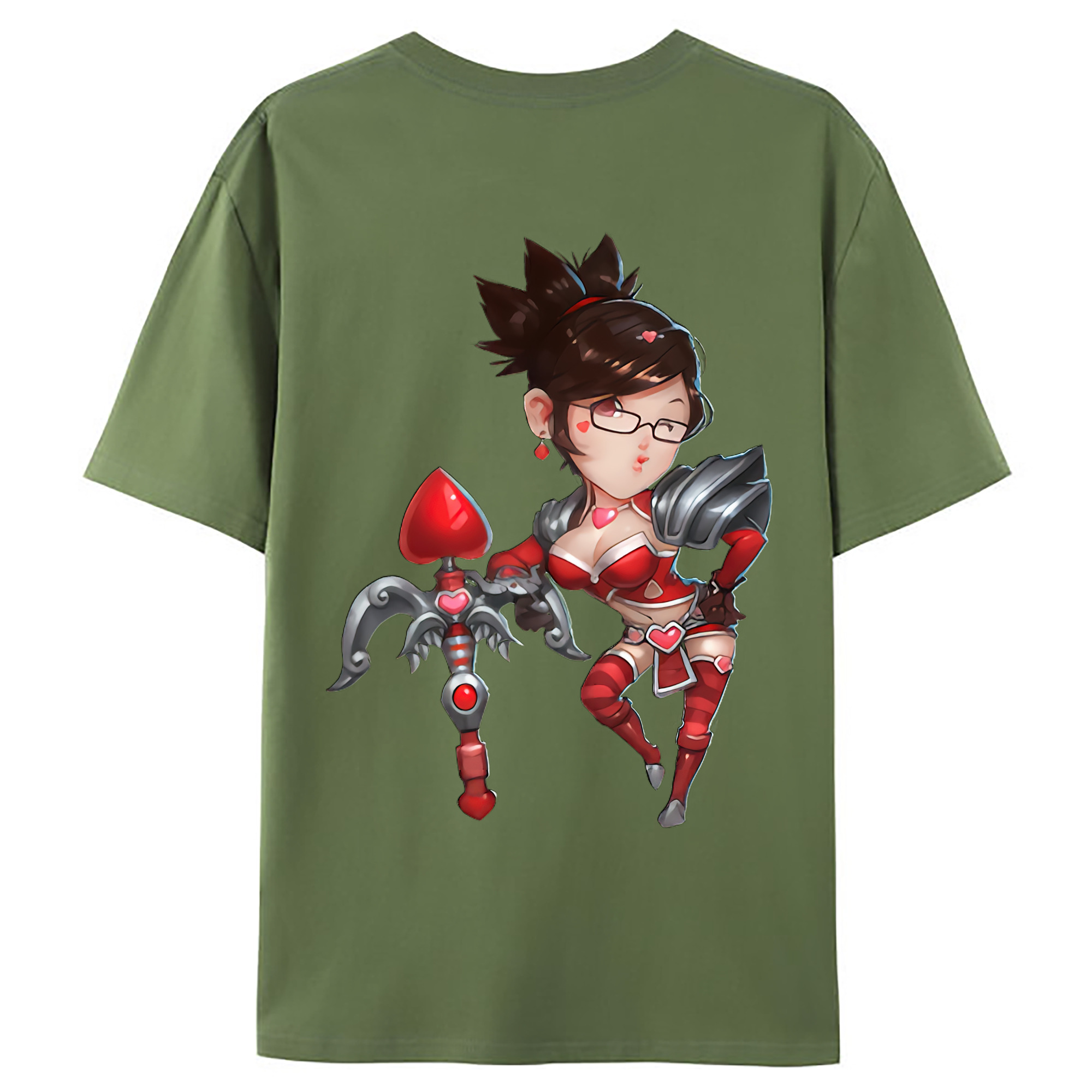 （画像用） リーグ・オブ・レジェンド League of Legends LOL 綿100％ メンズ半袖Tシャツ（バックプリント） 通気性